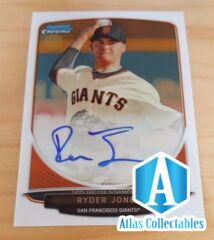 2013 Bowman Draft Chrome Prospect Ryder Jones #BCA-RJ Auto